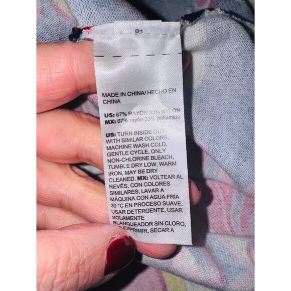 NWOT Chicos Artisan Print V-neck Pullover Sweater Vibrant Abstract Print S Boho - Picture 8 of 10